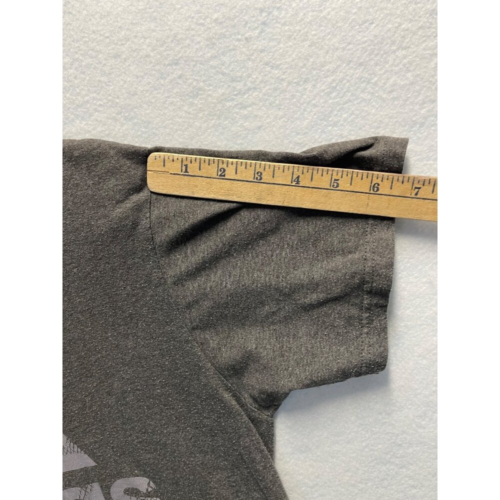 Adidas Grey Tee Short Sleeve Size 12/16 Crew Neck T Shirt - Picture 6 of 9